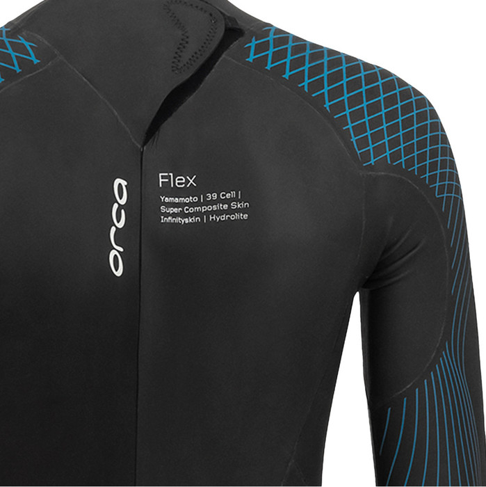 2024 Orca Hommes Athlex Flex Triathlon Combinaison Noprne MN55TT43 - Blue Flex